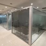 پارتیشن دوجداره تمام شیشه ای