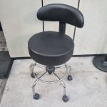 صندلی تابوره کف گرد آزمایشگاهی