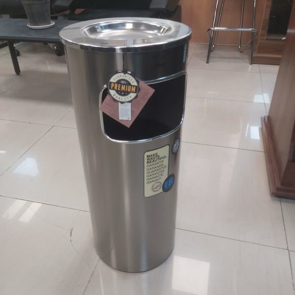 سطل زباله جاسیگاری دار شفق 18لیتری مدل F4