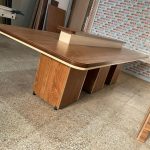 میز کنفرانس بیضی کانتر دار